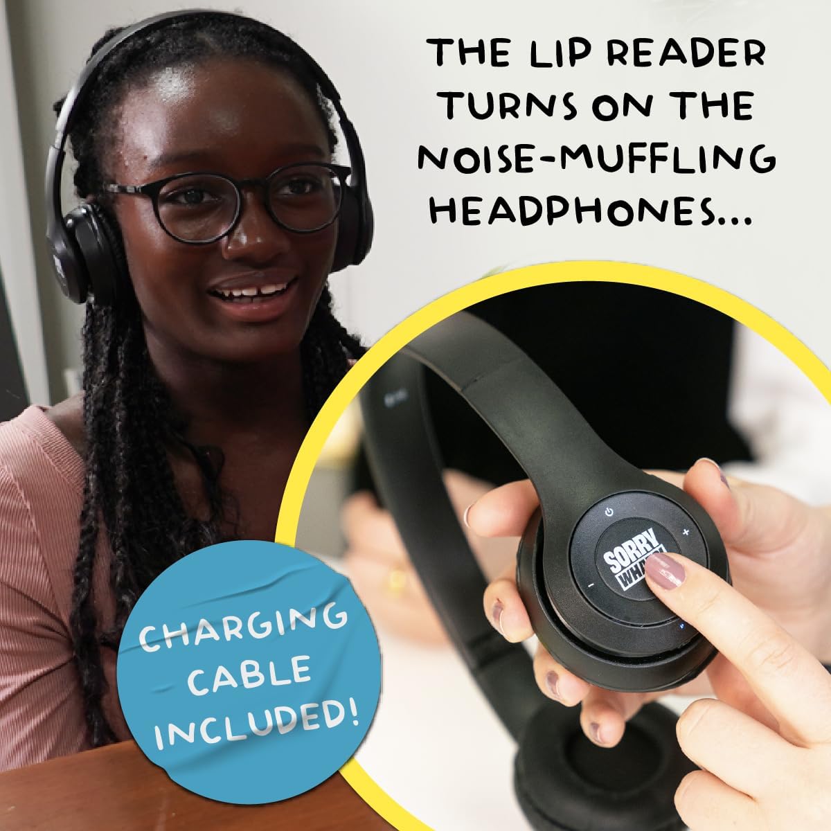 Lucky Egg Sorry What – Hilarious Bad-Lip Reading Party Games for Adults Based on The Headphone Challenge TikTok Trend (Family Edition (Age 8+))