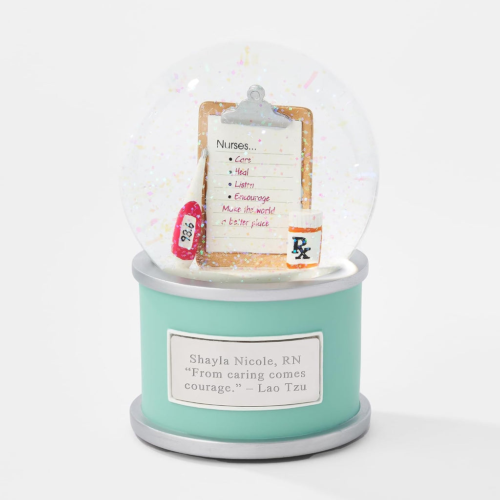 Engraved Recognition Nurse Snow Globe (Free Customization) - Things Remembered