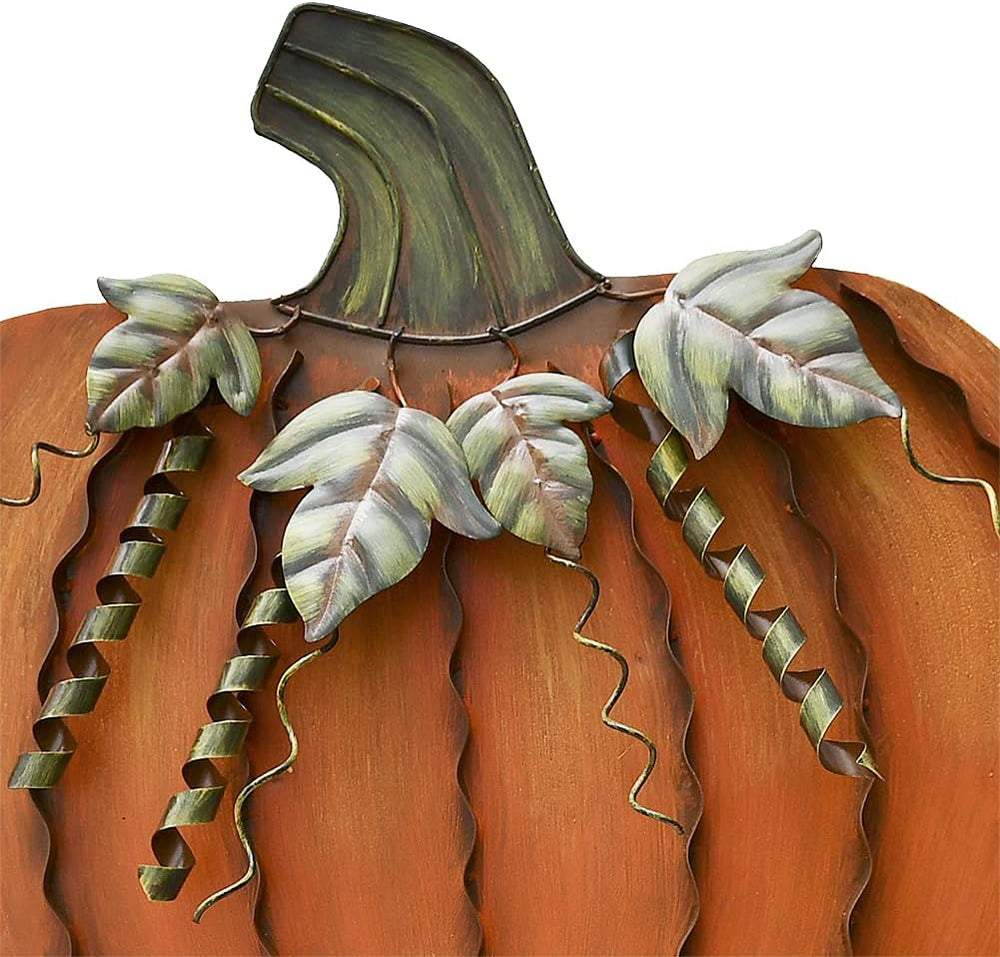 Pumpkin Garden Stake Metal Pumpkin Yard Sign Fall Decor Decorative Pumpkin