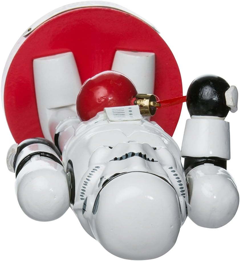 kurt adler stormtrooper with ball ornament nutcracker, 12-inch, package contents