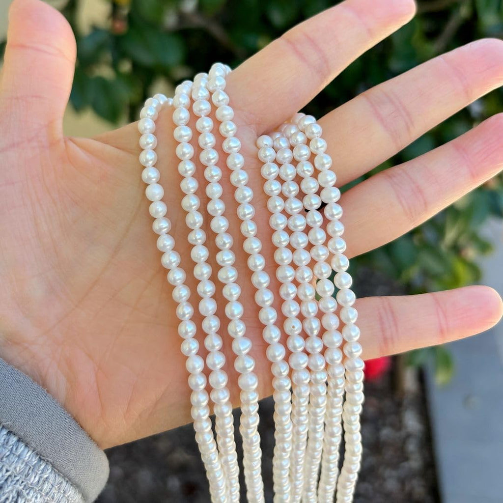 adabele 14 inch real natural aaaa+ high luster shown in use