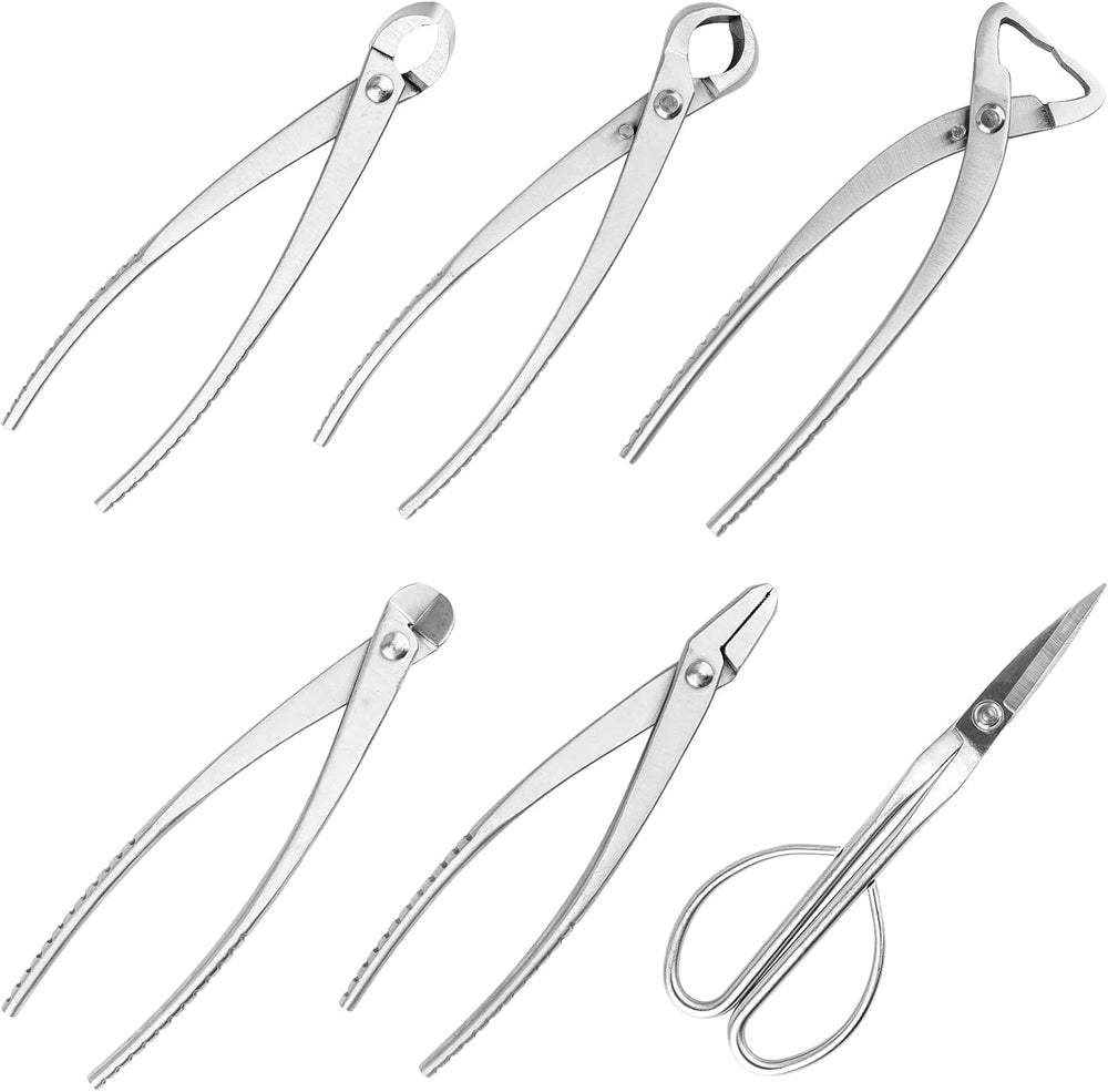 6 PCS Bonsai Pruning Tool Set, 6 Different Roles of Scissors to Meet All the ...