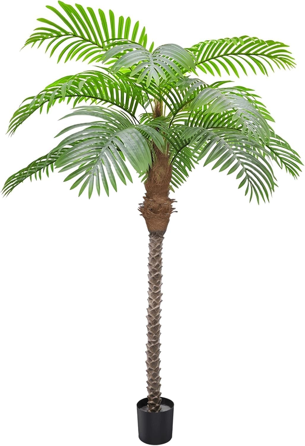 Artificial Palm Trees for Outdoors,6.5ft Tall Fake Plant for Indoor/Outdoor