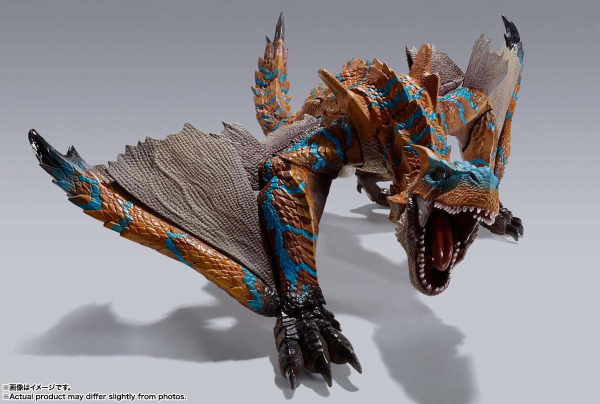 TAMASHII NATIONS - Monster Hunter Rise - Tigrex, Bandai Spirits S.H.MonsterArts Action Figure