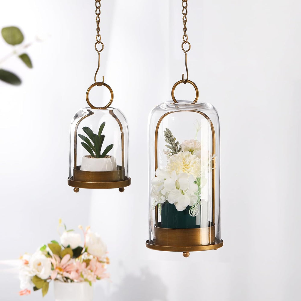 5" & 4" Wide Versatile Metal Candle Holder with Handmade Sturdy...