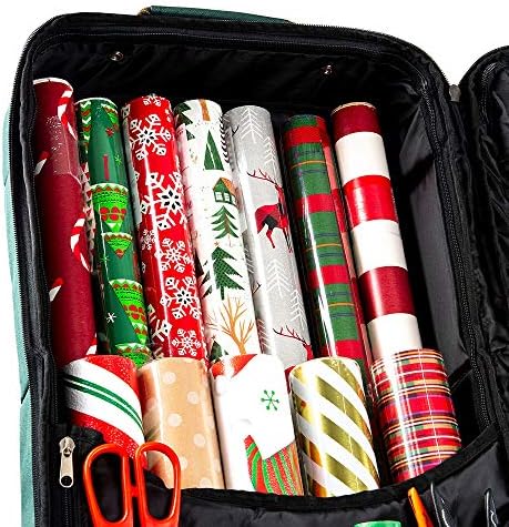 gift bag wrap and craft organization storage, holds, package contents