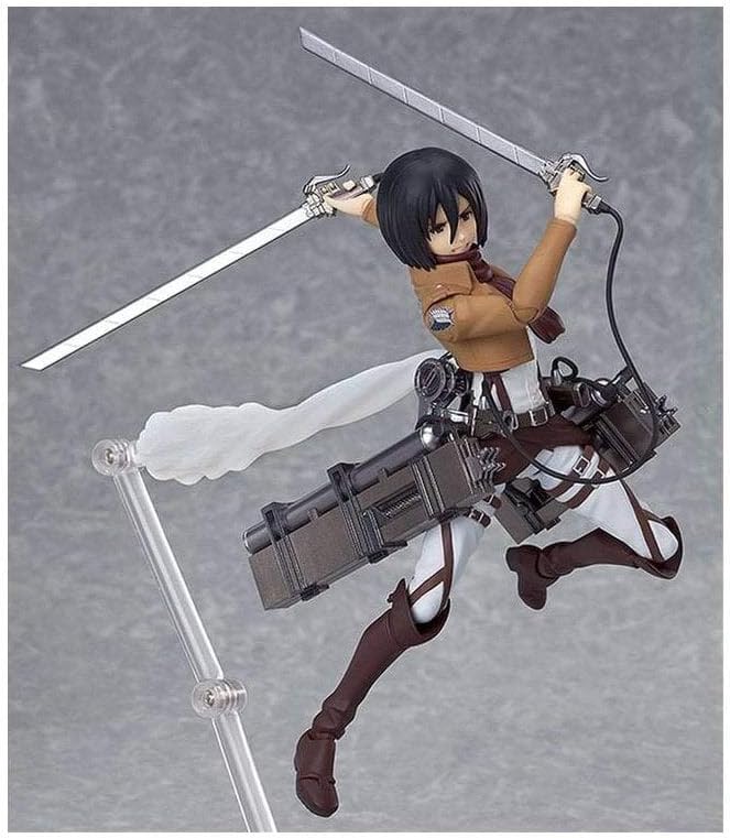 good smile attack on titan: mikasa ackerman figma, package contents