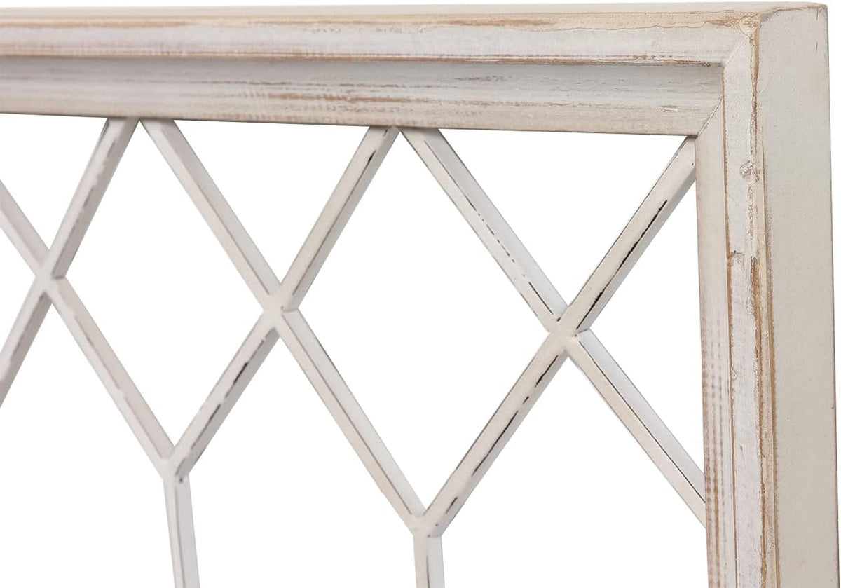 sintosin rustic wood window frame wall decor 40, package contents