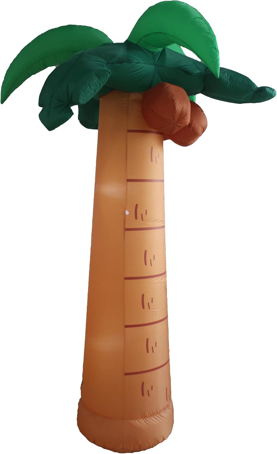 8 foot tall jumbo summer party inflatable palm, close-up detail