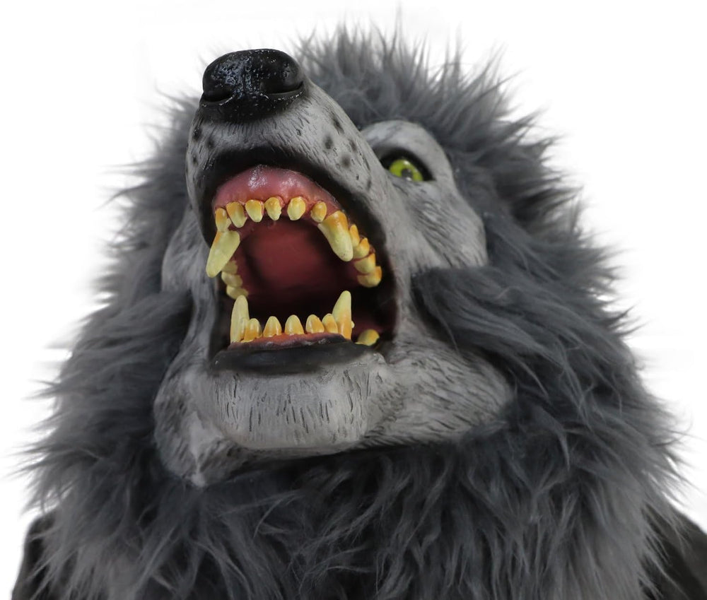 Haunted Hill Farm 7-Ft. Motion-Activated Werewolf Animatronic with LEDs