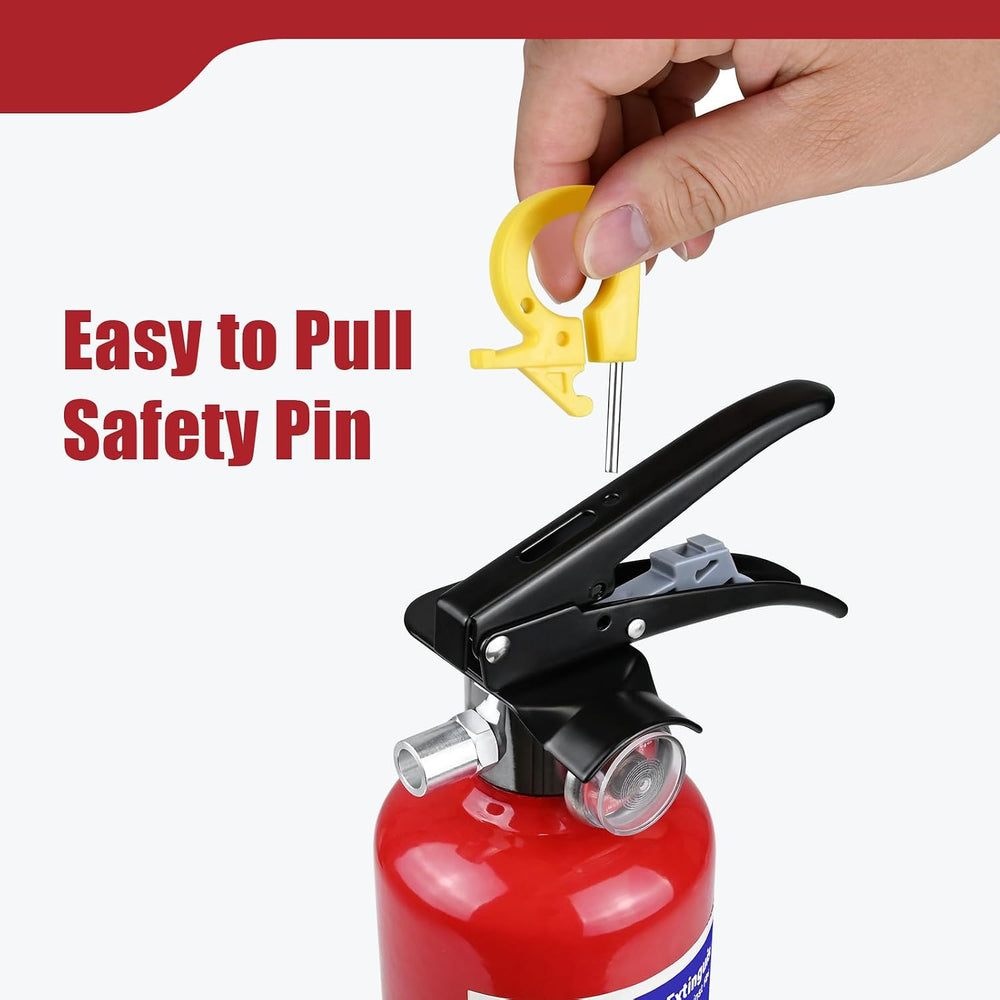 1 Pack ABC Dry Chemical Fire Extinguisher - 2.5 lb 1A:10B:C Fire Extinguisher...