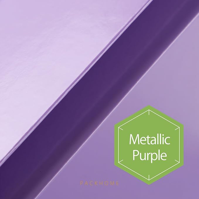 PACKHOME 6 Large Gift Boxes 13.5x10x3.5 Inches, Sturdy Shirt Boxes with Magnetic Lids for Multiple Occasions (Glossy Purple)