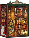 Spilay Book Nook Kit for Adults, Christmas DIY Miniature House Kit