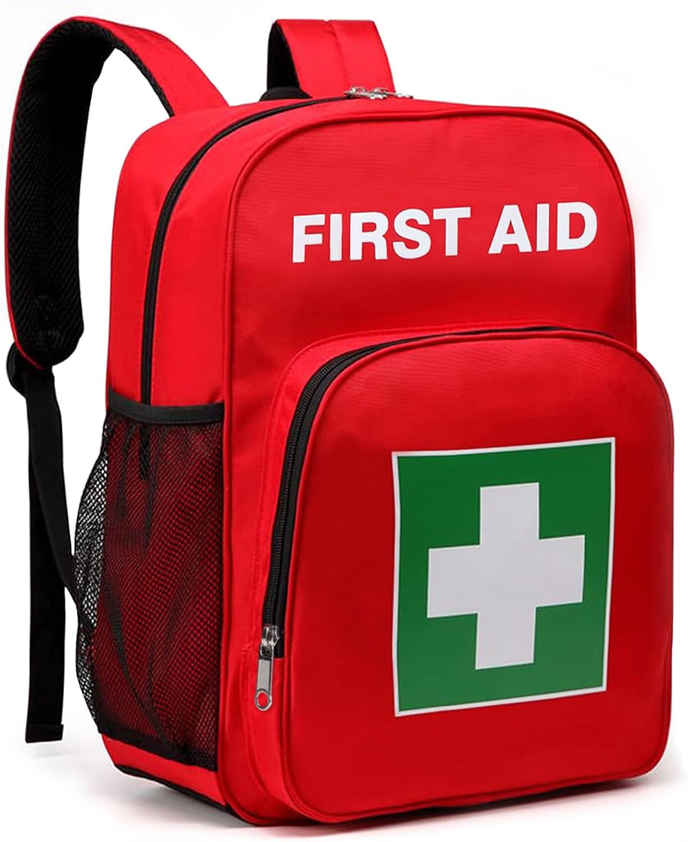Gatycallaty Empty Durable First Aid Backpack for Workplace & Outdoors 1PC