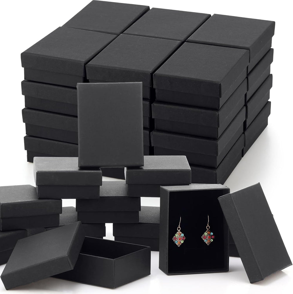 36 Pcs Jewelry Gift Boxes Cardboard Jewelry Boxes, Black