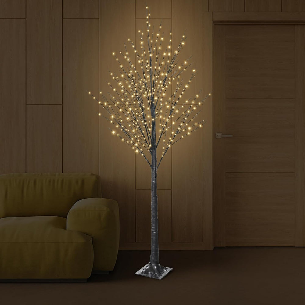 6FT Halloween Tree, 500 LED Lighted Twig Tree