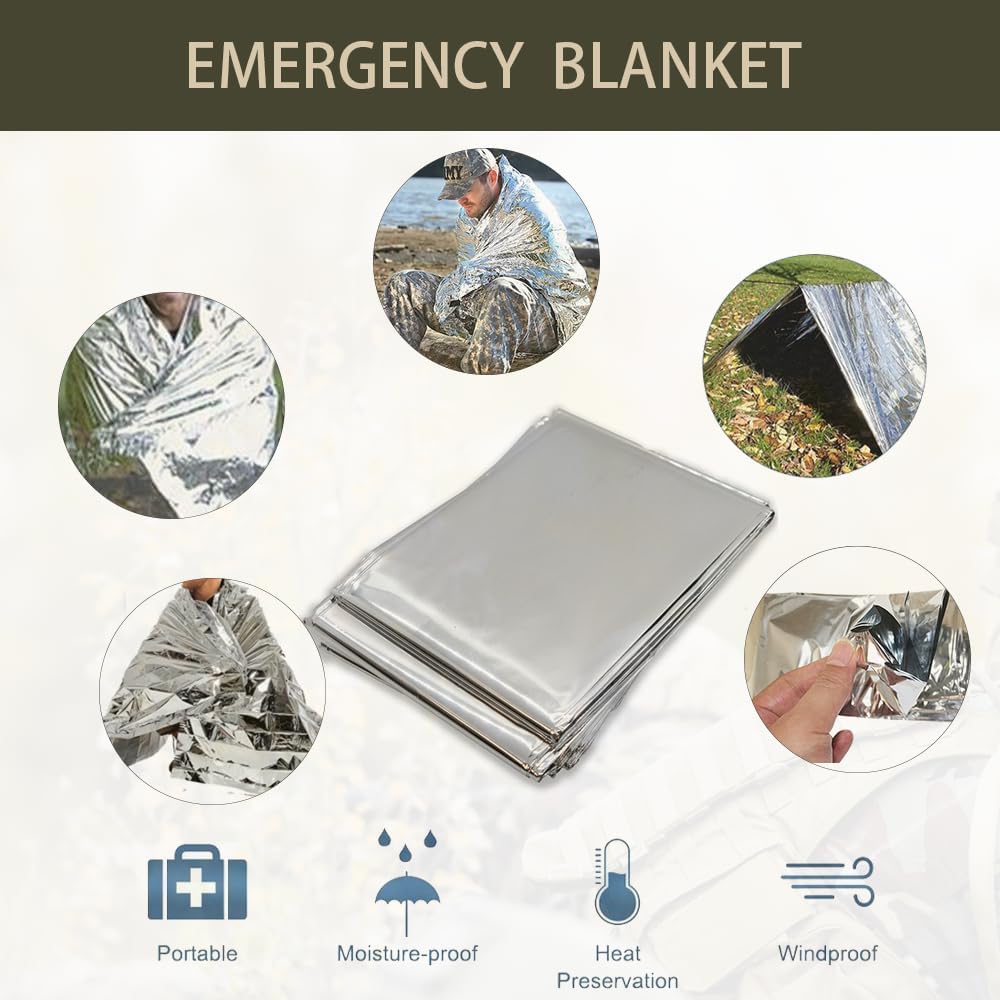 IFAK Trauma Kit – Compact Emergency First Aid Essentials for Military, Campin...