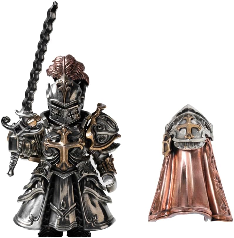 COPPERTIST.WU Crimson Templar Figurine Statue Ornament Craft Collection for Home Living Room Office