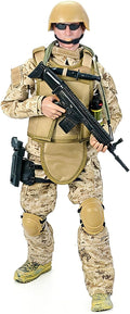 12 Inch Action Figures Military Set, 1/6 Scale Soldier Model Set with Weapons, Outfit and Other Accessories - Seal-NB01