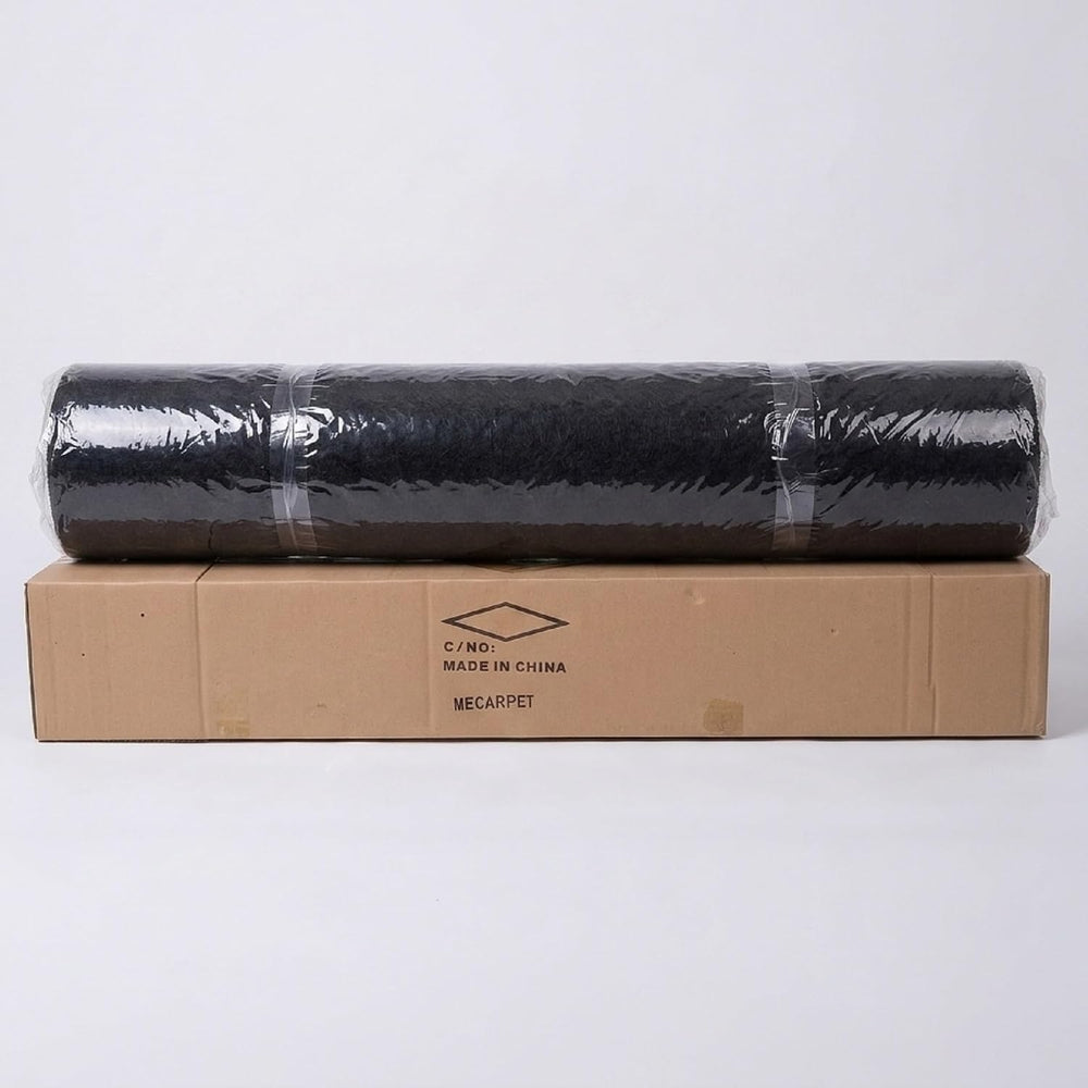 2.6x30ft Black Carpet Runner for Party&Prom 350GSM Felt Fabric