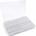 260Pcs Silicone Letter Beads 12mm White Square Soft Letter Bead for Name Keychains Making 10 Sets A-Z Silicone Alphabet Beads with Storage Box Ideal Crafts Kit for Bracelet Keychains