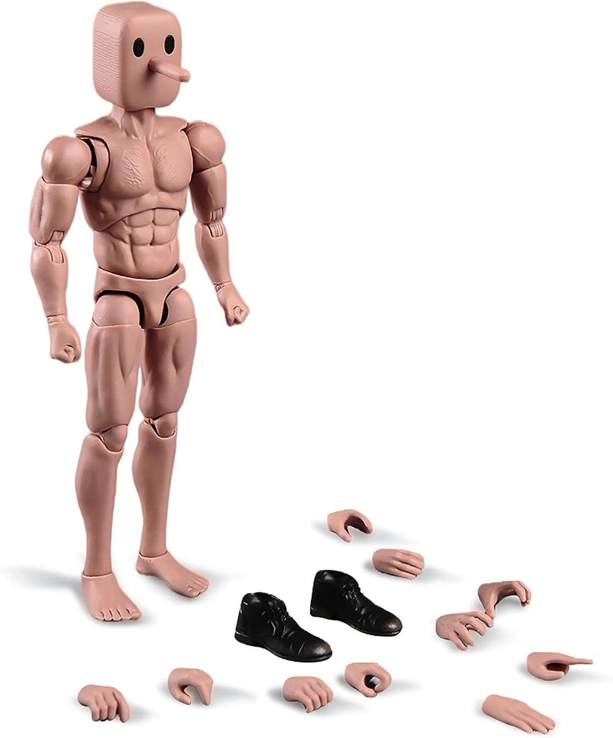 1/12 scale muscle male action figure nt-01 shown in use