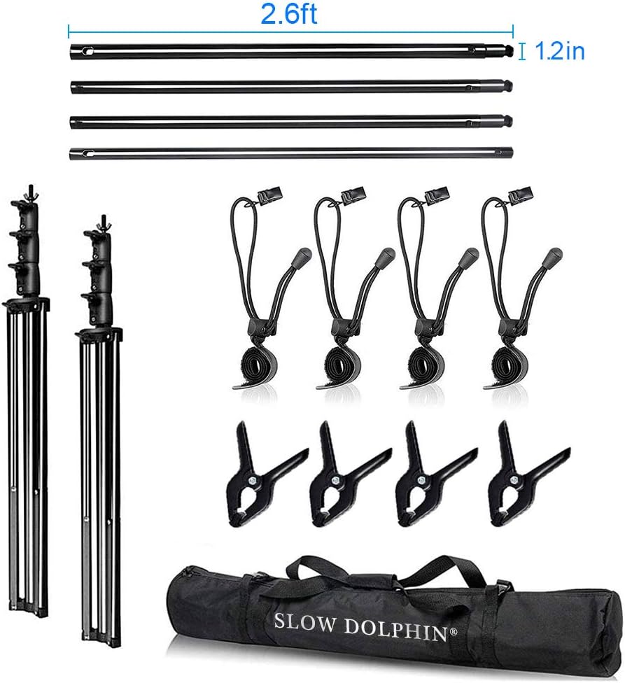 slow dolphin 10 x 10ft photo video studio shown in use