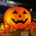 Giant 15Ft Halloween Inflatables Pumpkin Decorations, Blow Up Yard Decorations with 550W Waterproof Air Blower & LED Lights for Commercial Use, Outdoor Yard Lawn Halloween Party