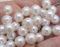 Adabele 14 Inch Real Natural AAAA+ High Luster Round Pearl Beads 7-8mm