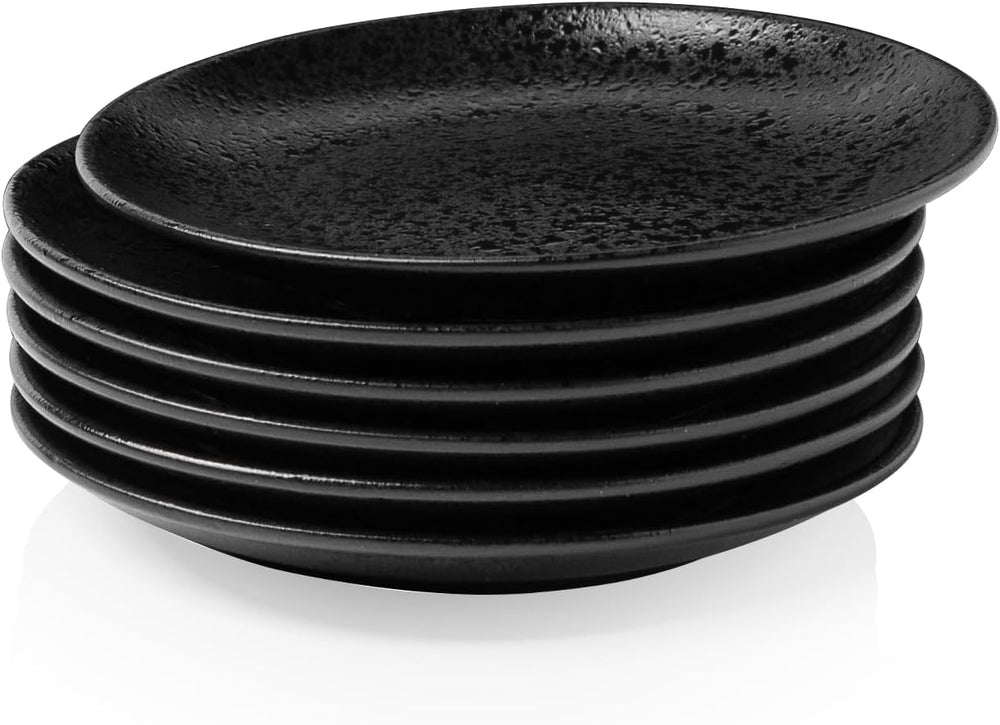 Kanwone Ceramic Dessert Plates Set of 6, Small Salad Plates 6 Inch Appetizer ...