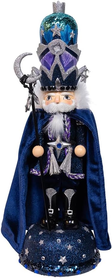 kurt adler hollywood nutcrackers midnight man nutcracker showing dimensions
