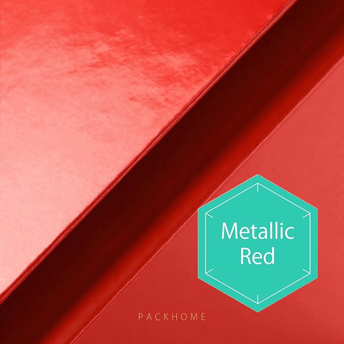 PACKHOME 6 Large Gift Boxes 13.5x10x3.5 Inches, Sturdy Shirt Boxes with Magnetic Lids for Multiple Occasions (Glossy Red)