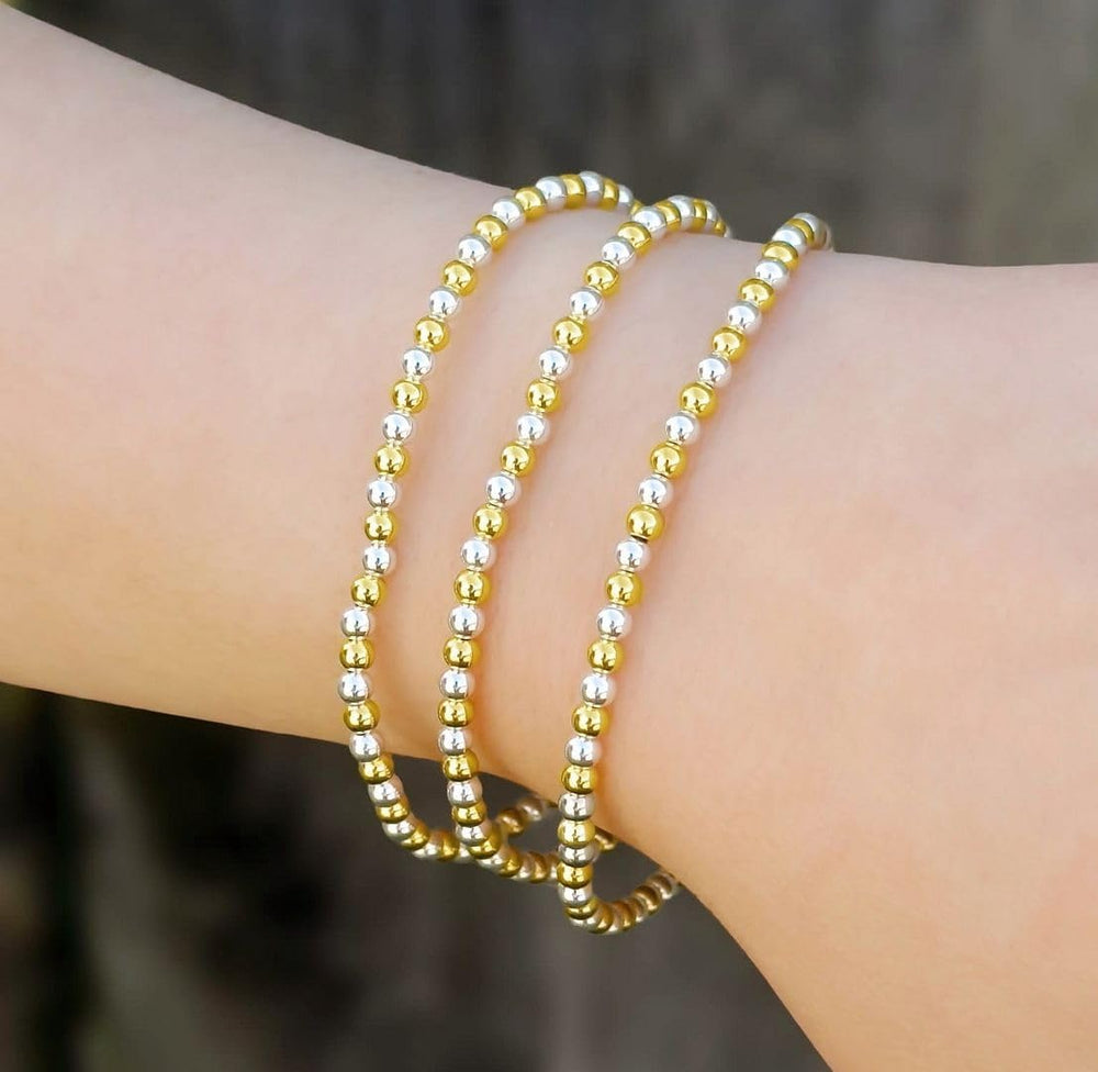 100pcs Adabele Real 1/20 14K Gold Filled Seamless 3mm Tiny Round Beads
