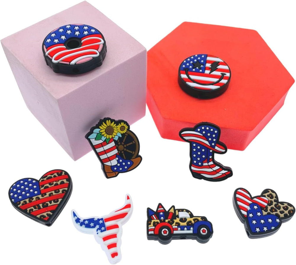 100Pcs Silicone Focal Beads Bulk, Different Random Mix Collections Teacher Ch...