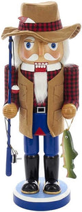 Kurt Adler 12-Inch Wooden Fisherman Nutcracker