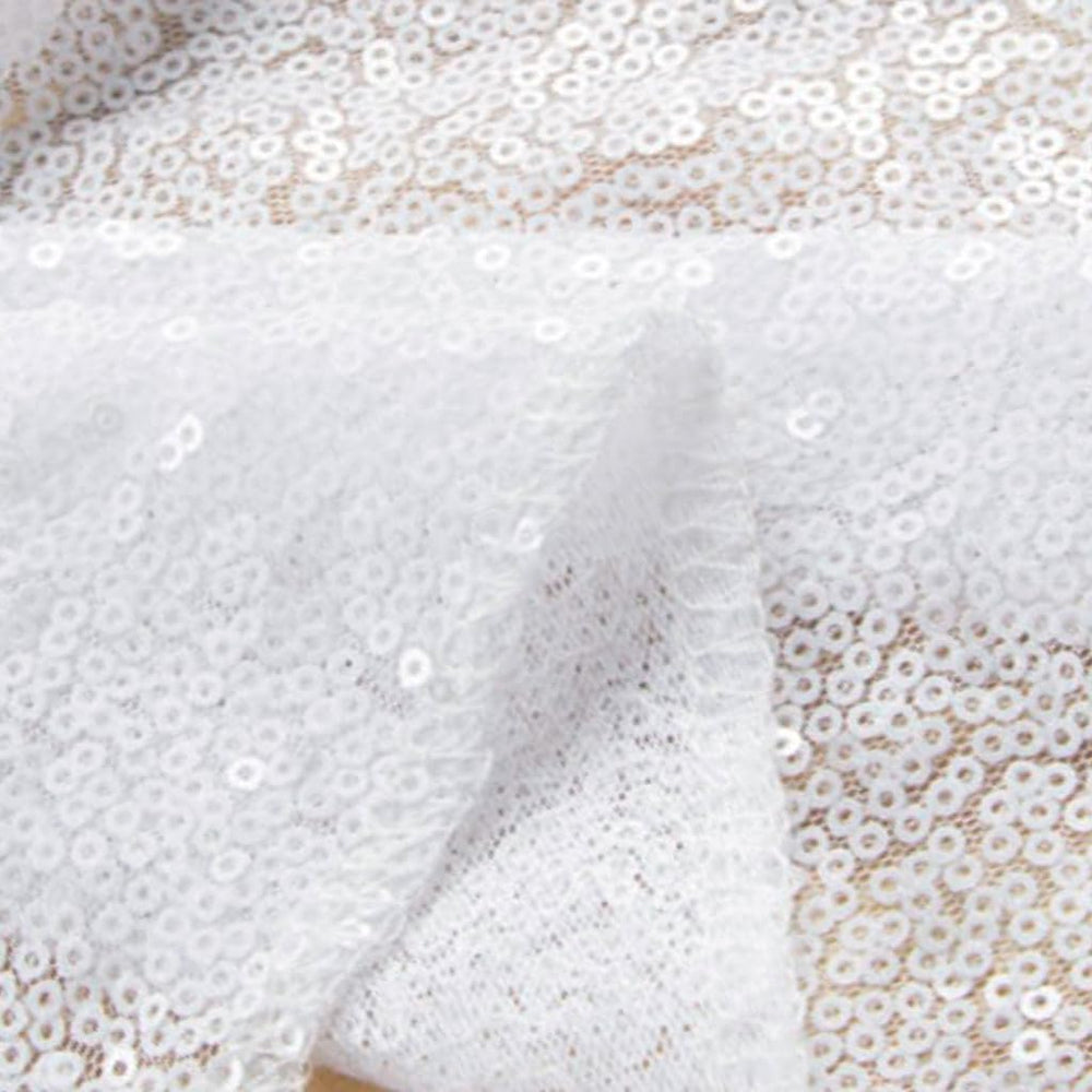 DUOBAO White Aisle Runner for Wedding 4ftx15ft Indoor Outdoor Carpet Sparklin...