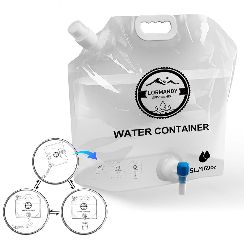 Water Filter Straw 6Packs,New Combo BPA-Free Portable 5L Water Bag
