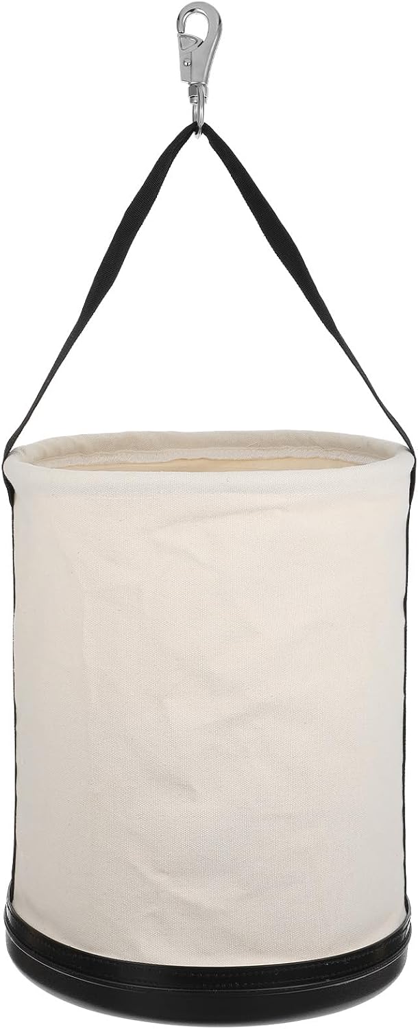 Lemecima Utility Canvas Bucket 15" x 12" All Purpose Truck Tool Buc...