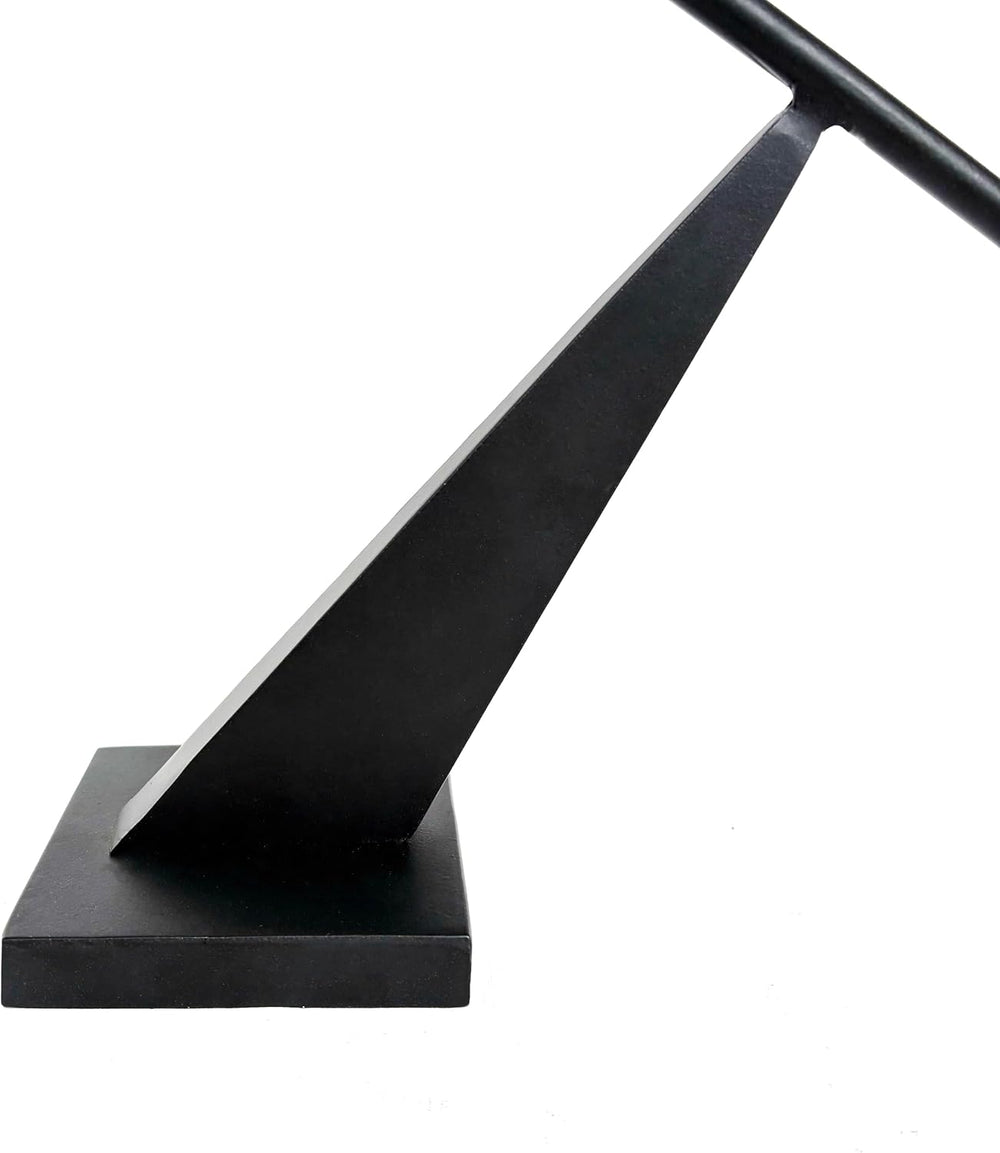 Modern Metal Black Taper Candle Holder,Decorative Candle Stand 19''
