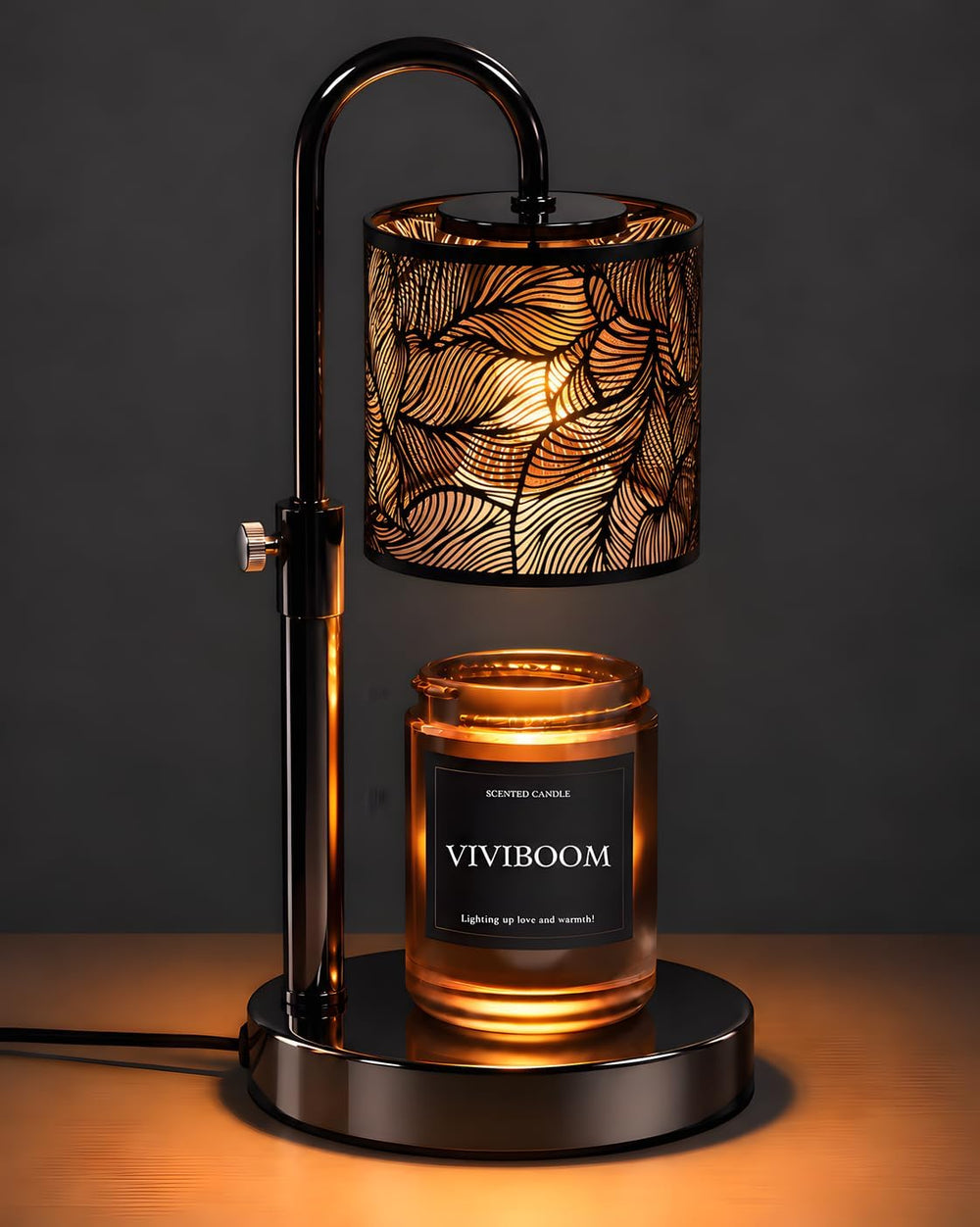 Candle Warmer Lamp with Timer Adjustable Dimmable Electric Wax Melt Warmer