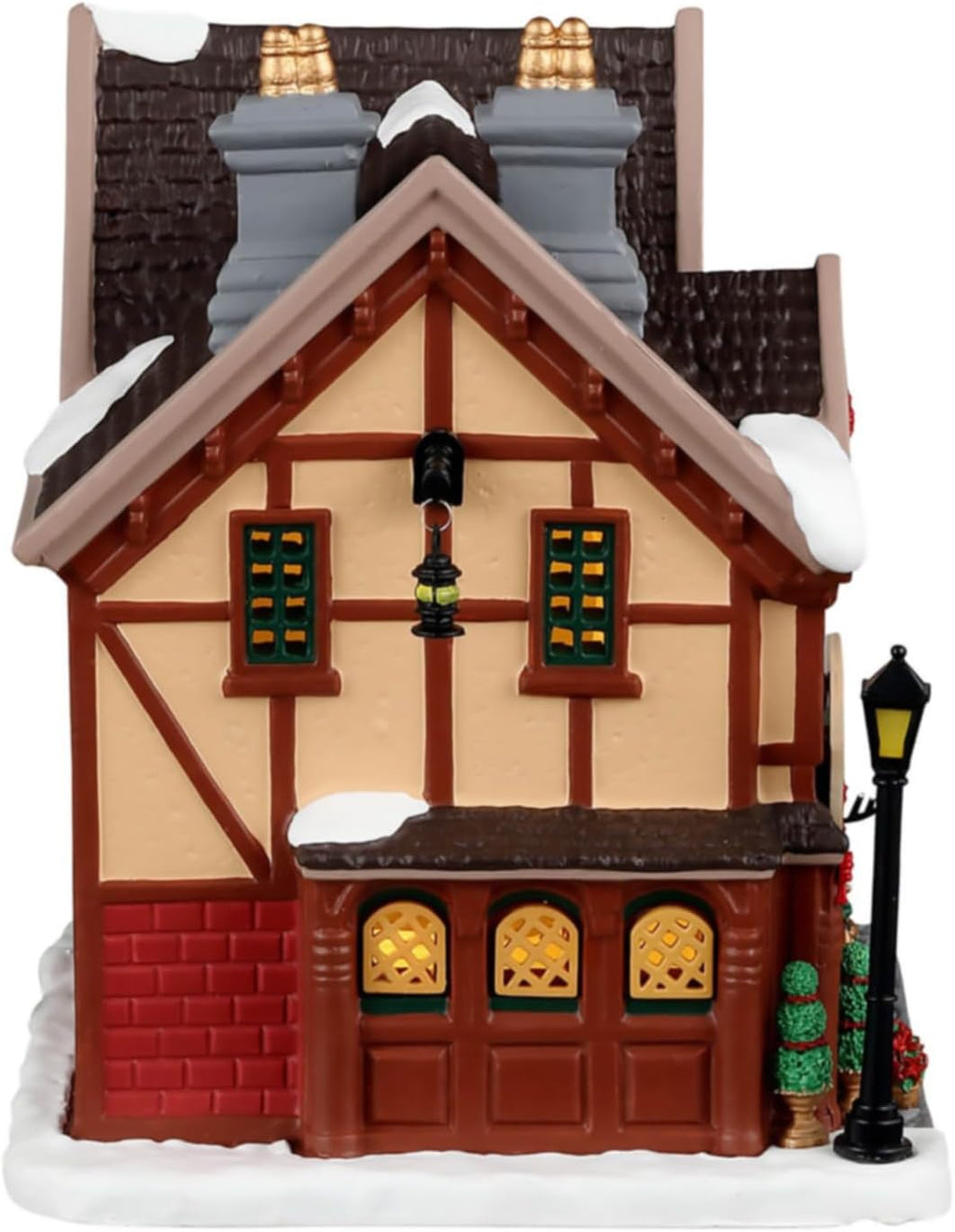 lemax the 3 crowns inn #35043, close-up detail