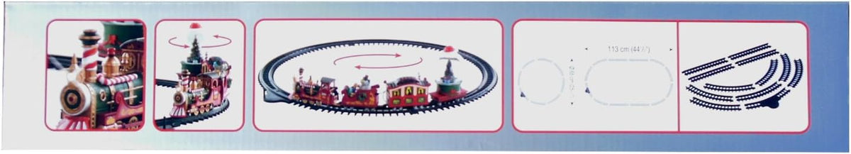 Lemax North Pole Railway, 26.18 in L X 44.49 in W X 5.91 in H, Polyresin Plastic Blend