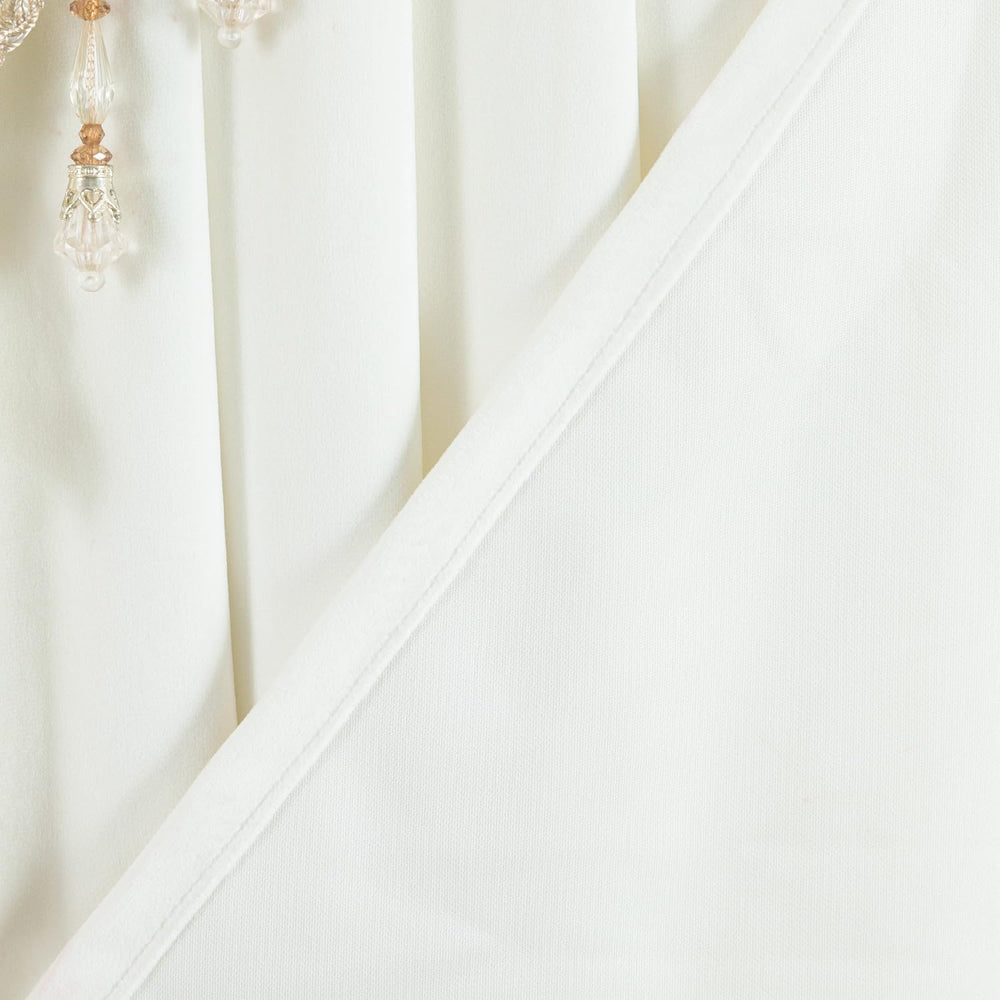 White Velvet Valance, Vintage Waterfall Swag, Blackout Window Treatment with ...