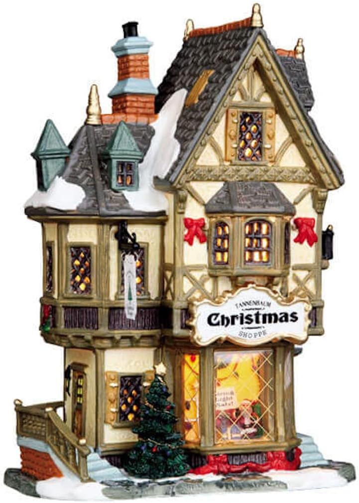 Lemax Christmas Village Tannenbaum Christmas Shoppe Battery Operated Led - 35845