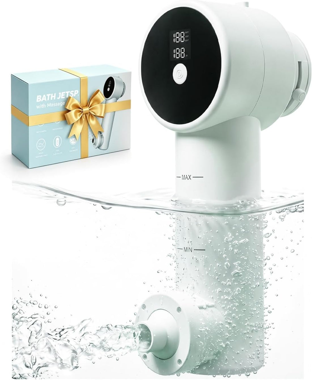 Bath Jets for Tub with Jet Massage & Bubble Mode, Cordless Portable Bathtub