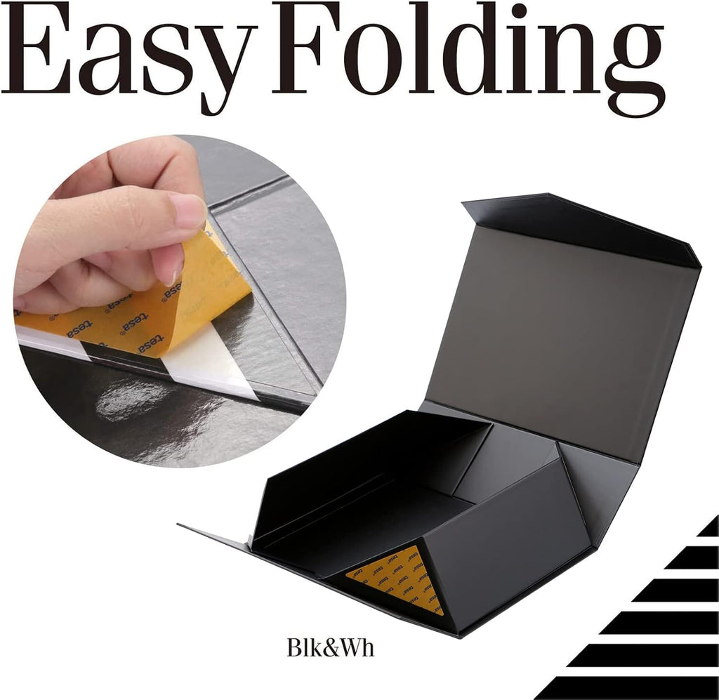 6 magnetic gift boxes with lids 11.5x8.1x3.8 inches showing dimensions