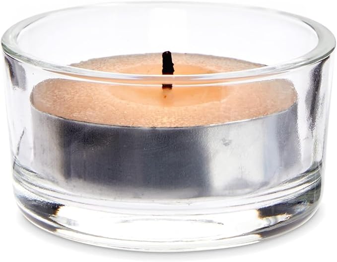 WGV Tea Light Votive Candle Holder 2x1.2 H, Clear Stubby Utility Cylinder Glass, Small Home Accent Decor, 96 Pieces