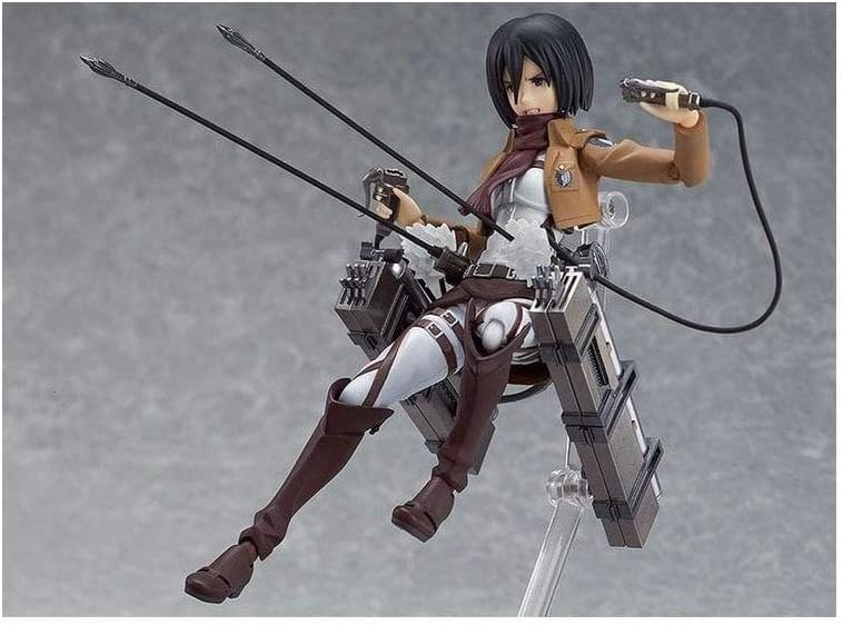 good smile attack on titan: mikasa ackerman figma, side view