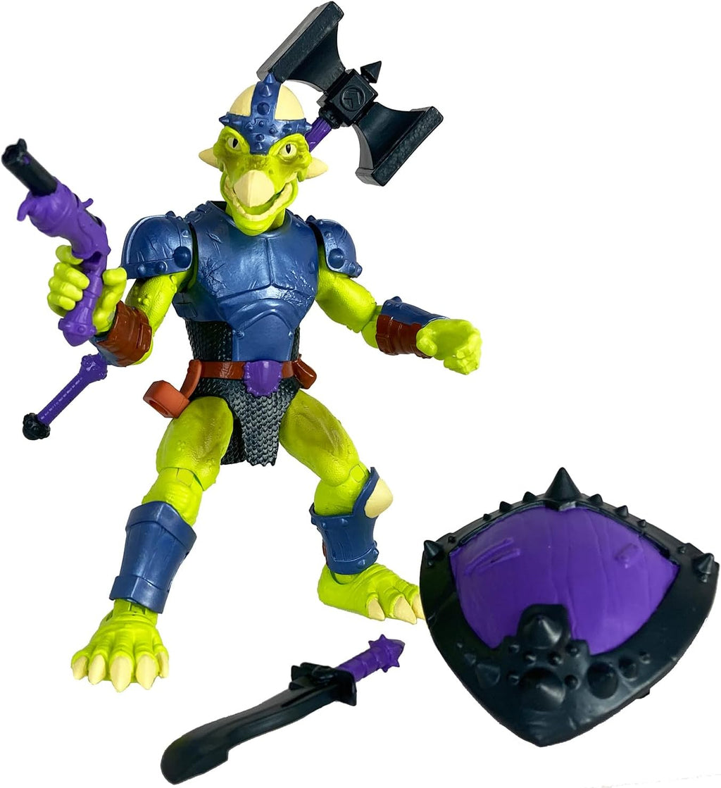 boss fight studio saurozoic warrior wave 2, set on a desk or shelf