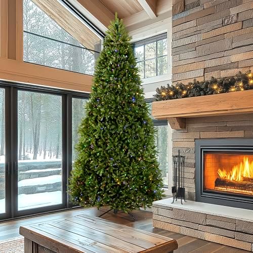 National Tree Company 12ft Pre-Lit Dunhill Fir Artificial Christmas Tree